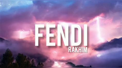 Rakhim – Fendi Lyrics (Romanization + English Translation)